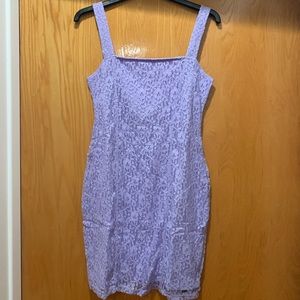 Hollister lilac lace mini dress